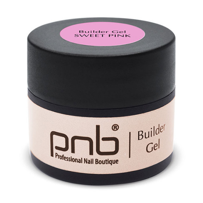 Моделювальний гель для нігтів PNB UV/LED Builder Gel Sweet Pink, 15 мл